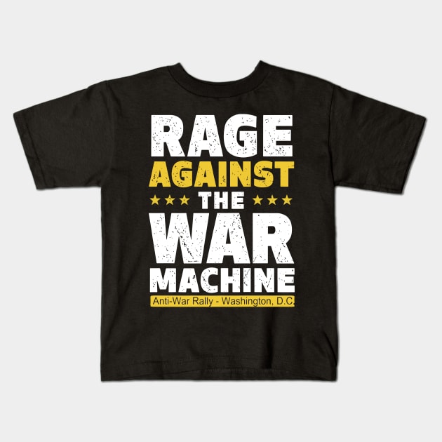 Rage Against The War Machine Kids T-Shirt by vouch wiry